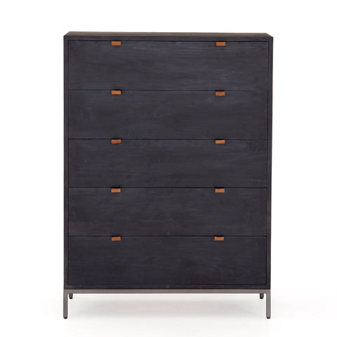 Everett 5 Drawer Dresser, Black Iron - Sage InteriorsFHDresser