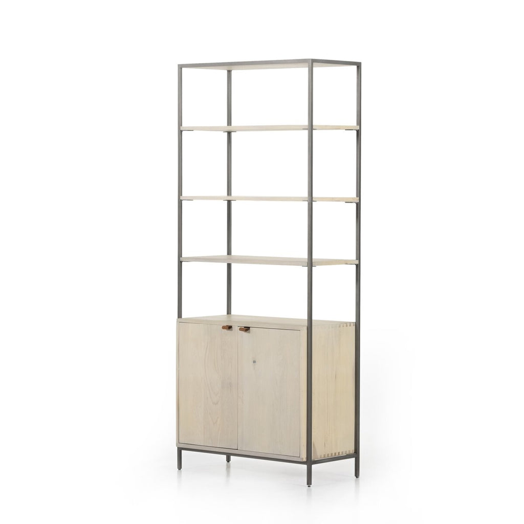 Everett Modular Wide Bookshelf - Dove Popular - Sage InteriorsSage Interiors