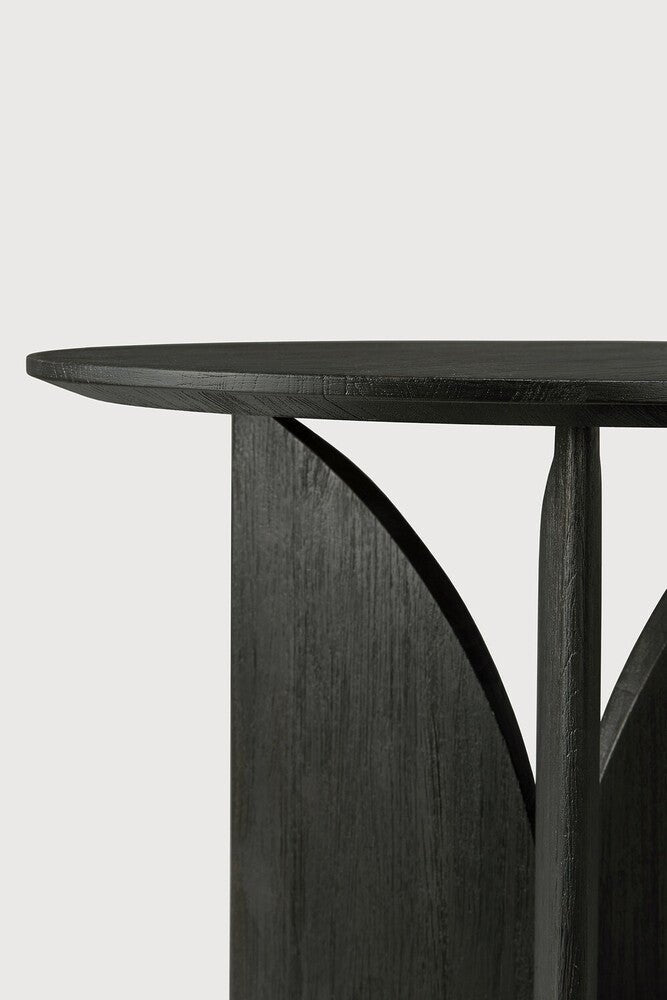 Fin Side Table – Sculptural Solid Teak Accent by Sage Interiors - Sage InteriorsEthnicraftSide Table