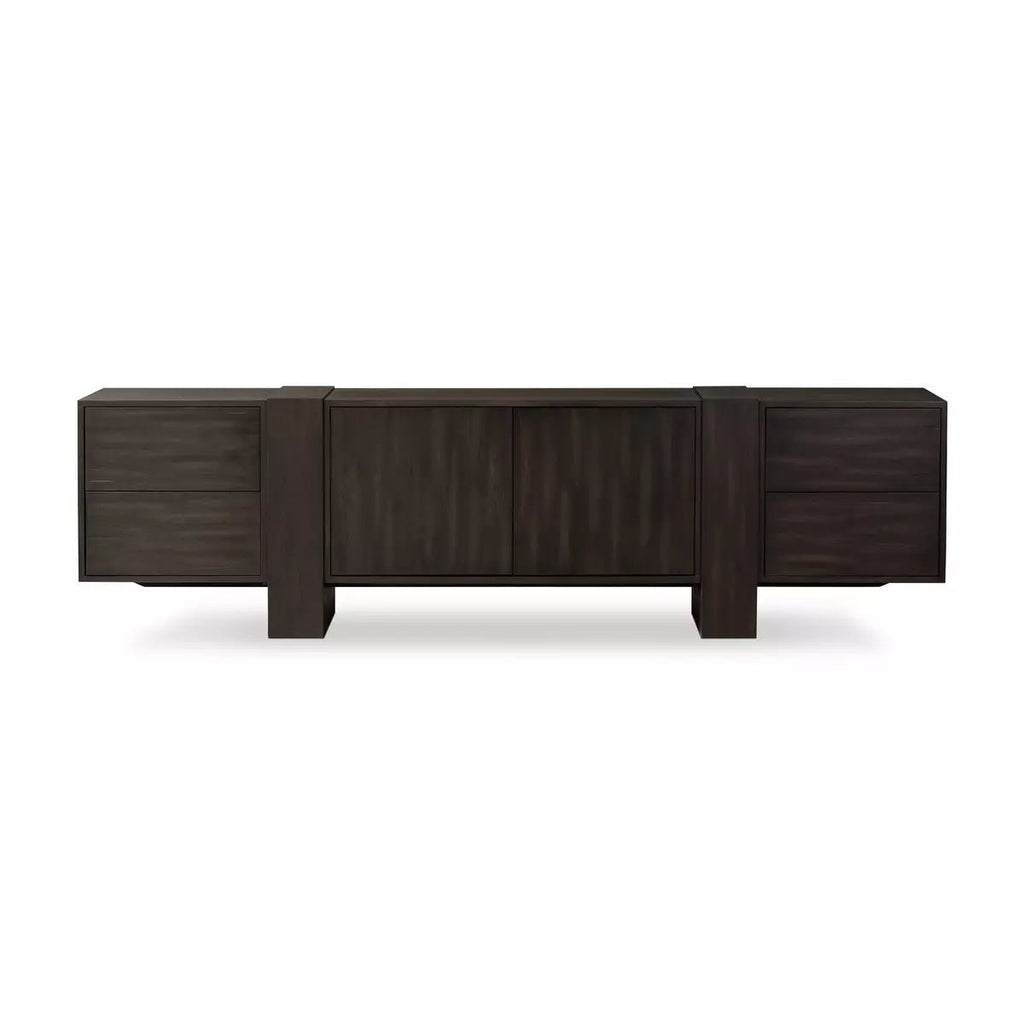 Fisher Media Console, Smoked Black - Sage InteriorsFour HandsMedia Stand