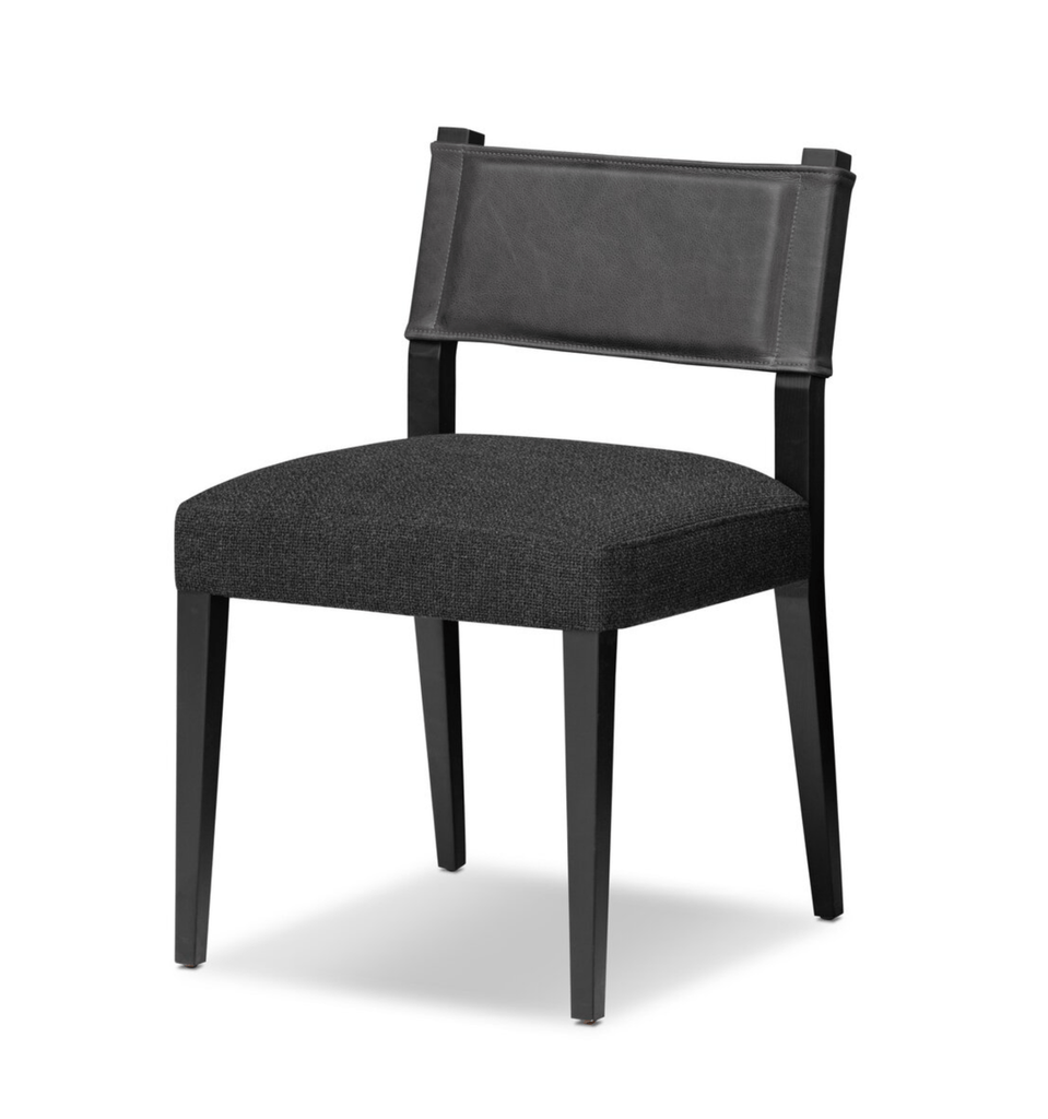 Flint Dining Chair, Gibson Black - Sage InteriorsFHdining chair