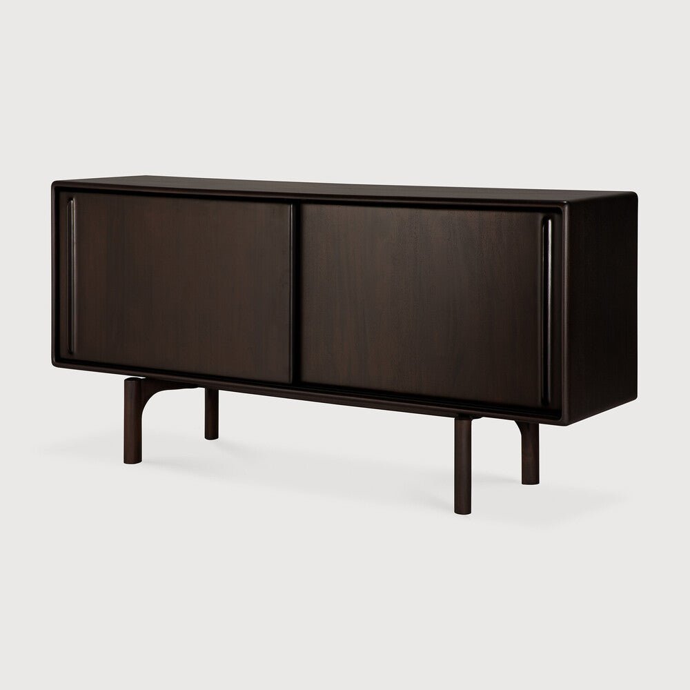 Flow Solid Mahogany Sideboard with Rounded Edges & Adjustable Shelves - Sage InteriorsEthnicraftsideboard
