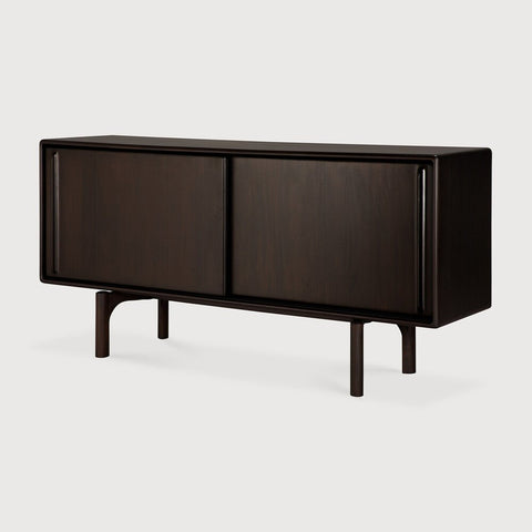 Flow Solid Mahogany Sideboard with Rounded Edges & Adjustable Shelves - Sage InteriorsEthnicraftsideboard