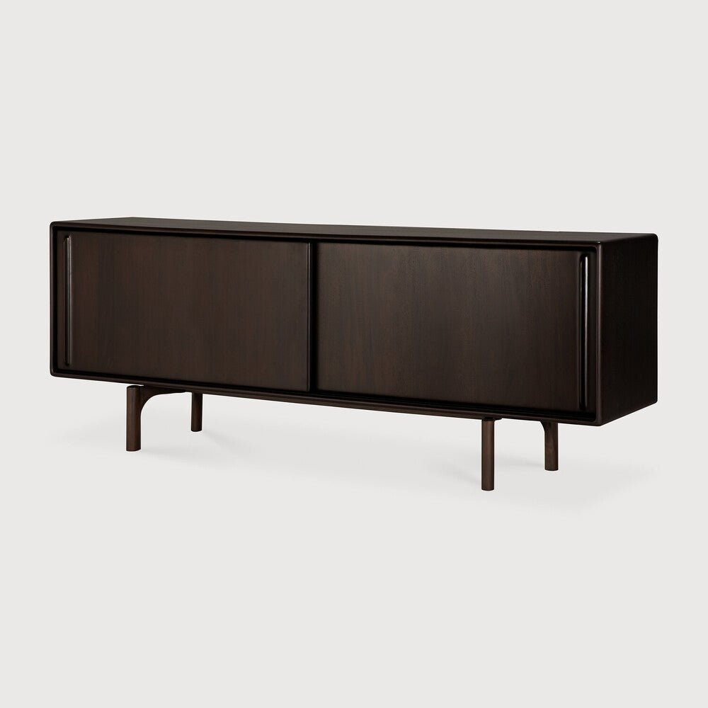 Flow Solid Mahogany Sideboard with Rounded Edges & Adjustable Shelves - Sage InteriorsEthnicraftsideboard