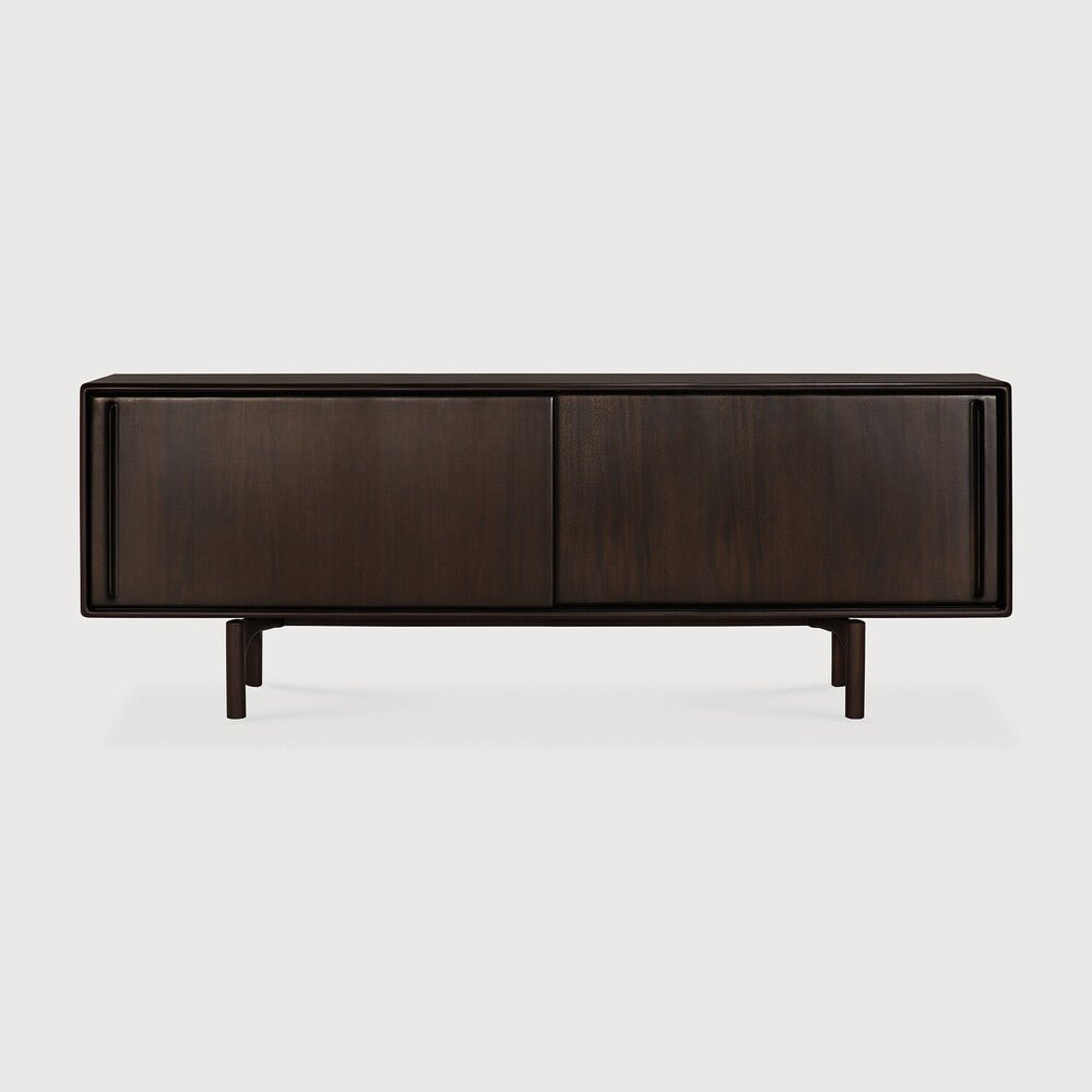 Flow Solid Mahogany Sideboard with Rounded Edges & Adjustable Shelves - Sage InteriorsEthnicraftsideboard