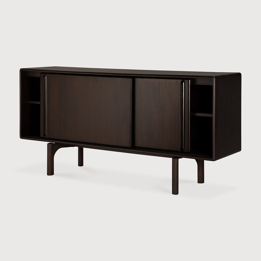 Flow Solid Mahogany Sideboard with Rounded Edges & Adjustable Shelves - Sage InteriorsEthnicraftsideboard