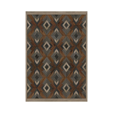 Foraker Vintage Vinyl Floorcloth - Sage InteriorsSpicher and Co