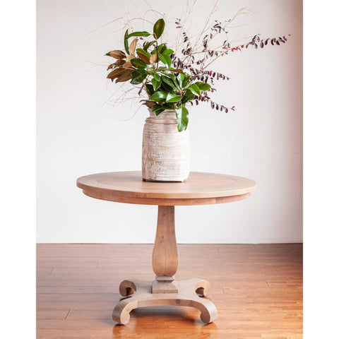 Found Object Wooden Vessel Dark Light - Finished - Sage InteriorsJeffanDecor