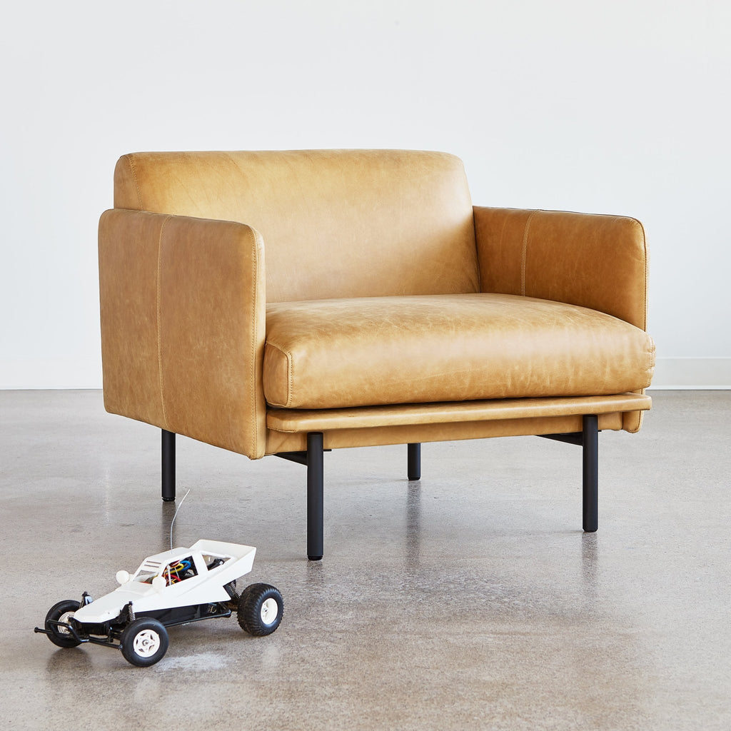 Foundry Chair – Scandinavian - Inspired Accent Seating with Steel Legs - Sage InteriorsSage InteriorsChair