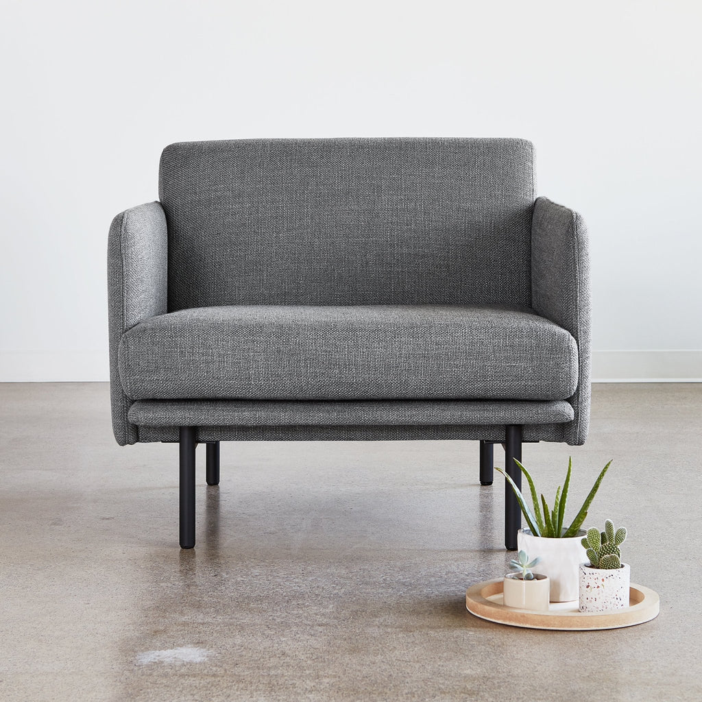 Foundry Chair – Scandinavian - Inspired Accent Seating with Steel Legs - Sage InteriorsSage InteriorsChair