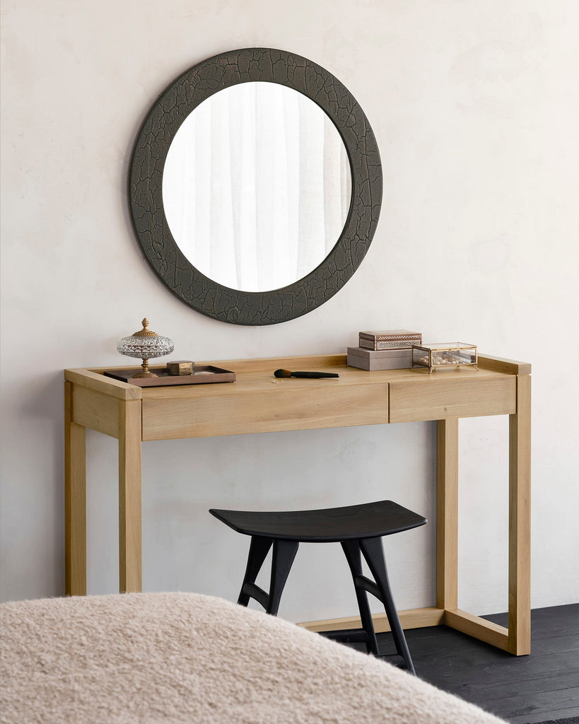 Frame Desk – Clean - Lined Solid Wood Office Desk by Sage Interiors - Sage Interiorsethnicraft