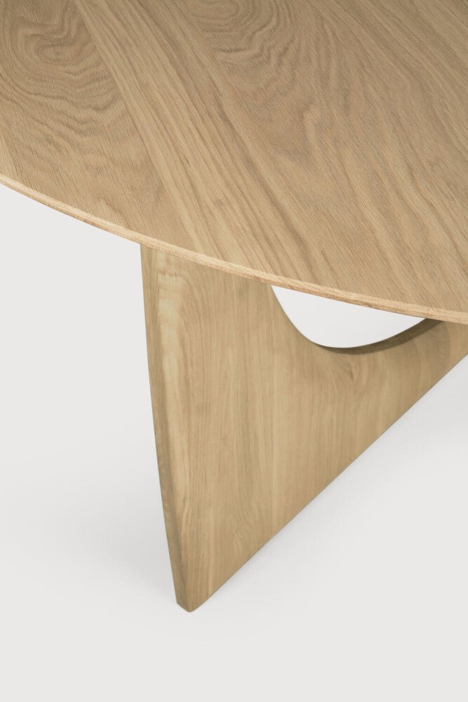 Geometric Dining Table, Round, Oak - Sage InteriorsETHNICRAFTDining Table