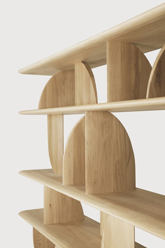 Geometric Rack – Modern Wooden Shelving Unit Sage Interiors - Sage InteriorsEthnicraft