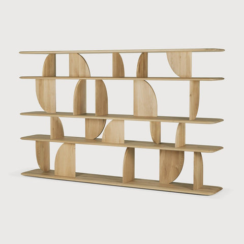 Geometric Rack – Modern Wooden Shelving Unit Sage Interiors - Sage InteriorsEthnicraft