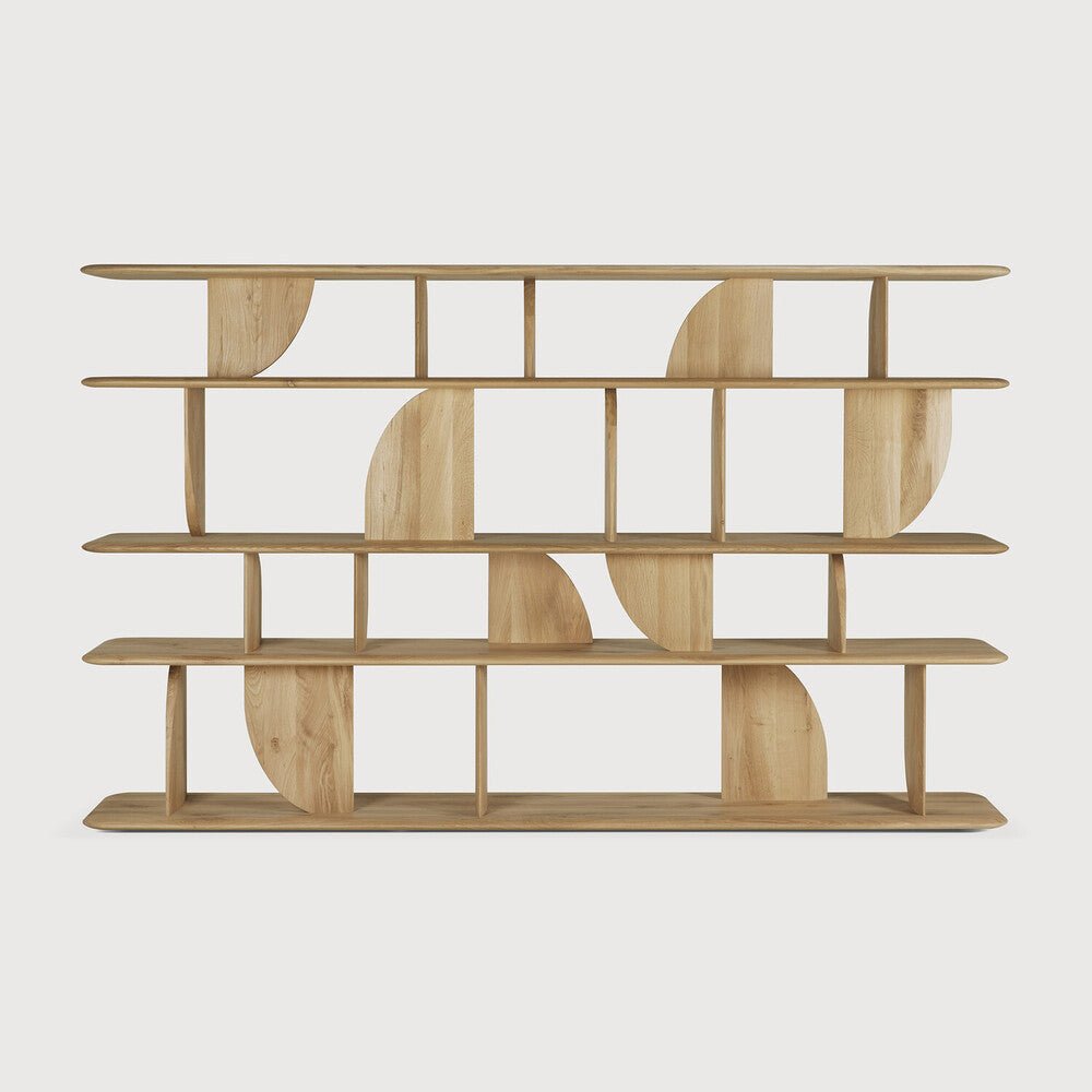 Geometric Rack – Modern Wooden Shelving Unit Sage Interiors - Sage InteriorsEthnicraft