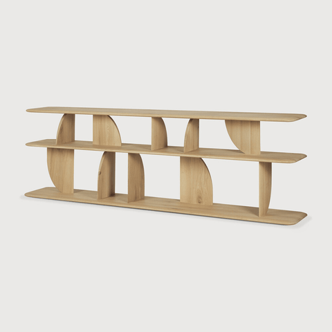Geometric Sofa Console - Oak - Sage InteriorsEthnicraftConsole Table
