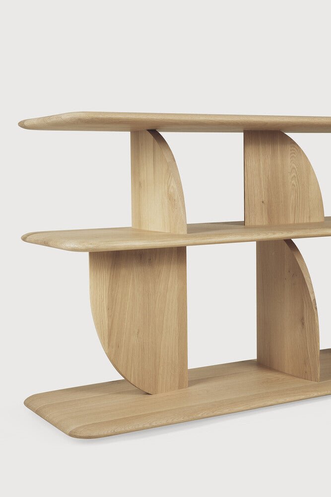 Geometric Sofa Console – Sculptural Wooden Hall Table by Sage Interiors - Sage InteriorsEthnicraftcoffee table