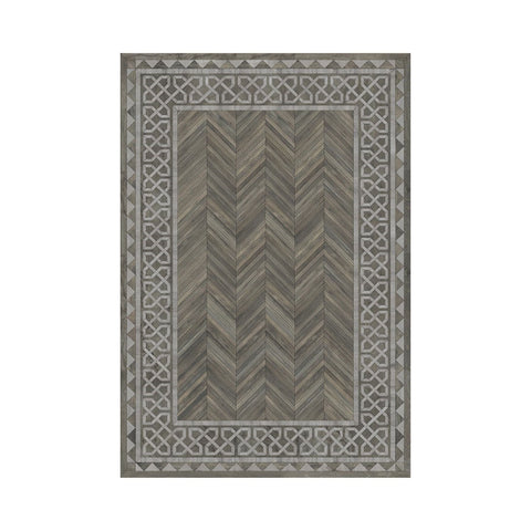Glasgow Vintage Vinyl Floorcloth - Sage InteriorsSpicher and Co