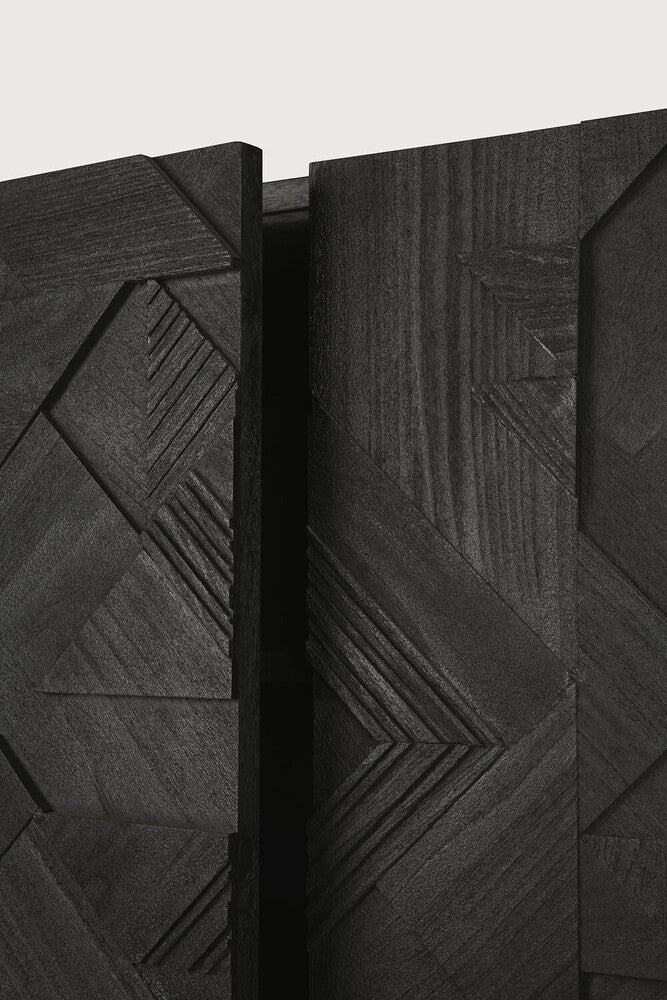 Graphic Oak Sideboard – Sculptural Solid Wood Storage by Sage Interiors - Sage InteriorsEthnicraft