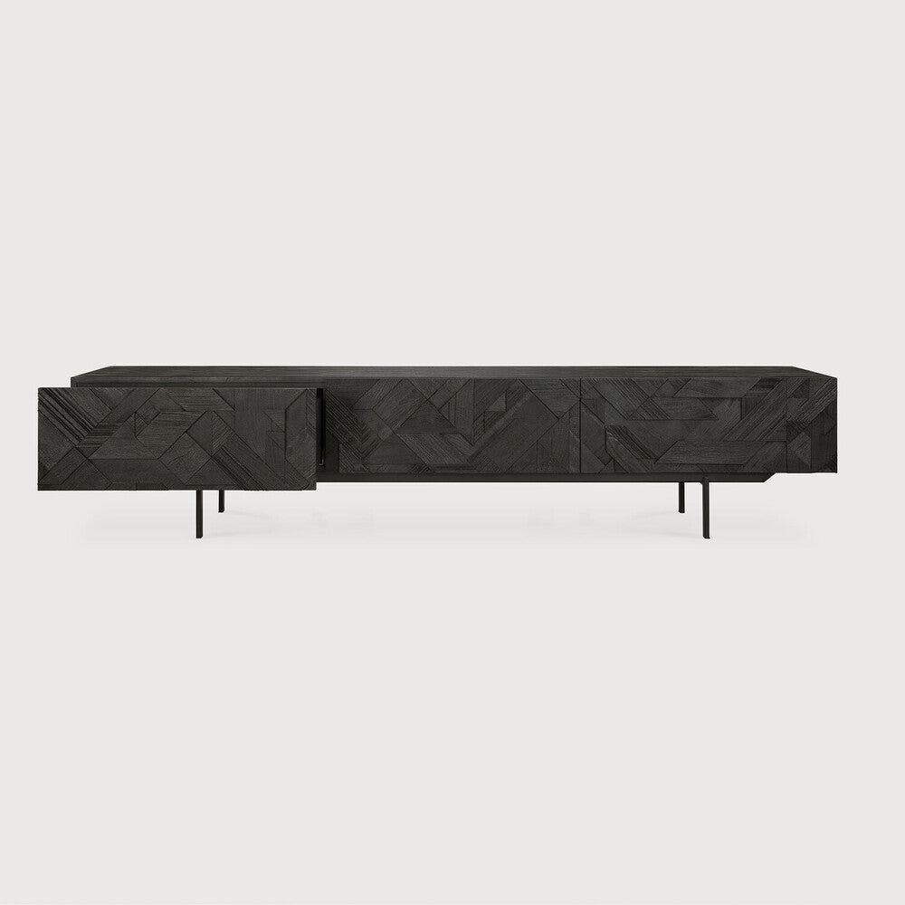 Graphic TV Cupboard – Contemporary Media Console Sage Interiors - Sage InteriorsEthnicraft