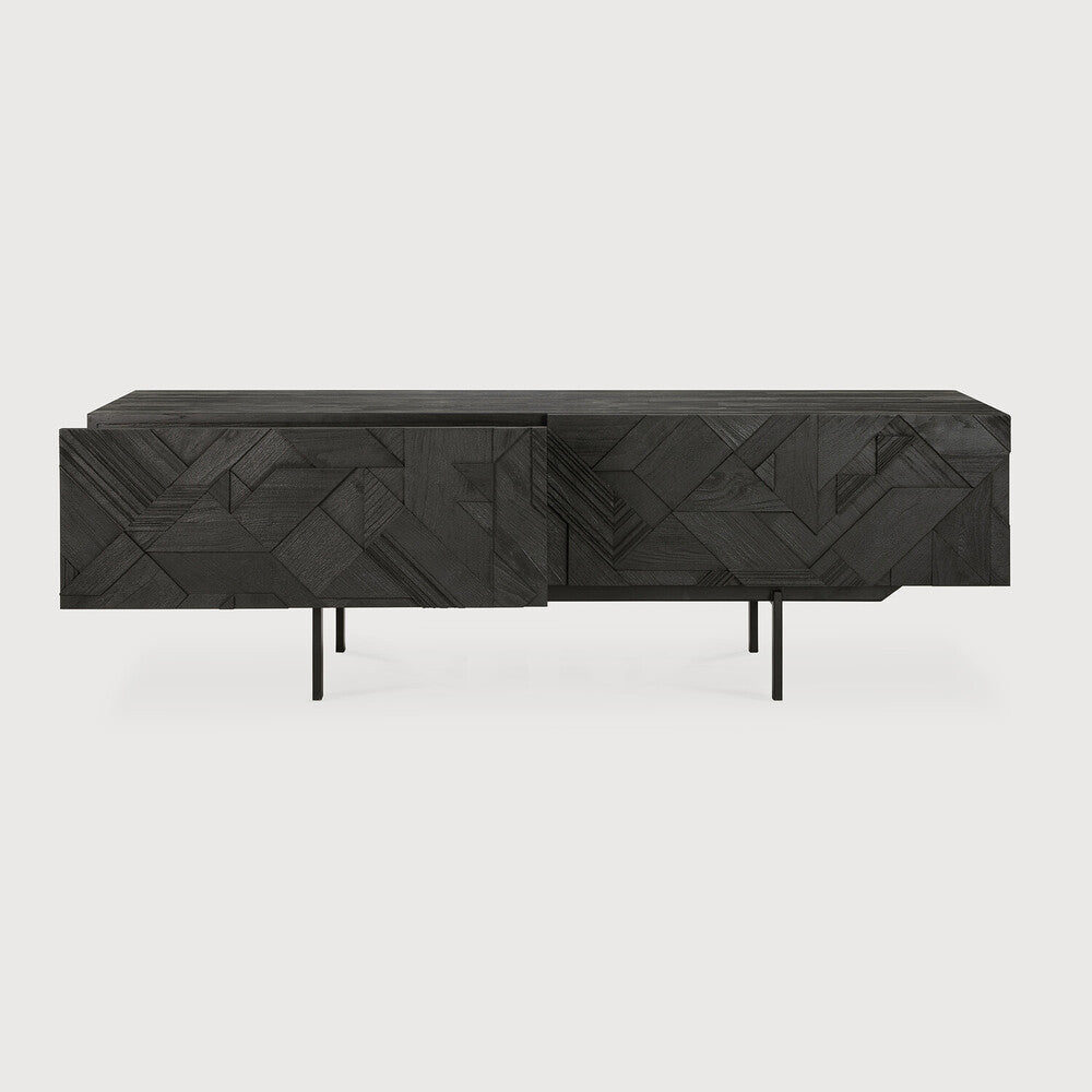 Graphic TV Cupboard – Contemporary Media Console Sage Interiors - Sage InteriorsEthnicraft