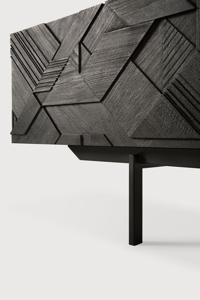 Graphic TV Cupboard – Contemporary Media Console Sage Interiors - Sage InteriorsEthnicraft