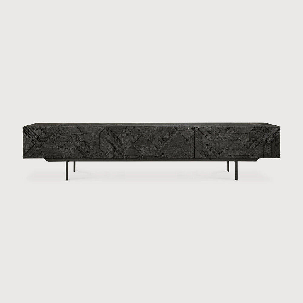Graphic TV Cupboard – Contemporary Media Console Sage Interiors - Sage InteriorsEthnicraft