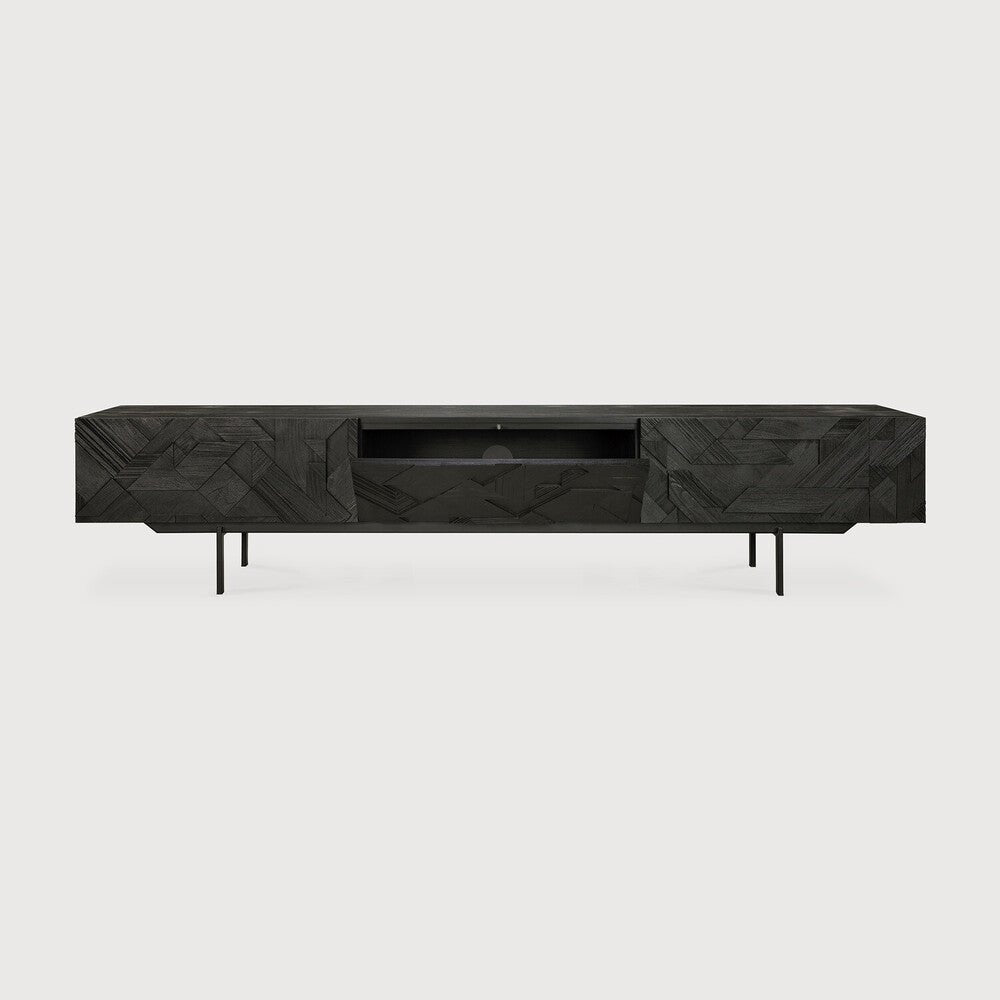 Graphic TV Cupboard – Contemporary Media Console Sage Interiors - Sage InteriorsEthnicraft