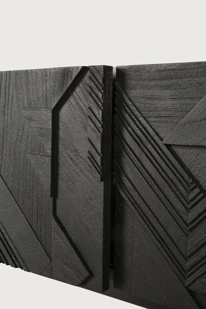 Graphic TV Cupboard – Contemporary Media Console Sage Interiors - Sage InteriorsEthnicraft