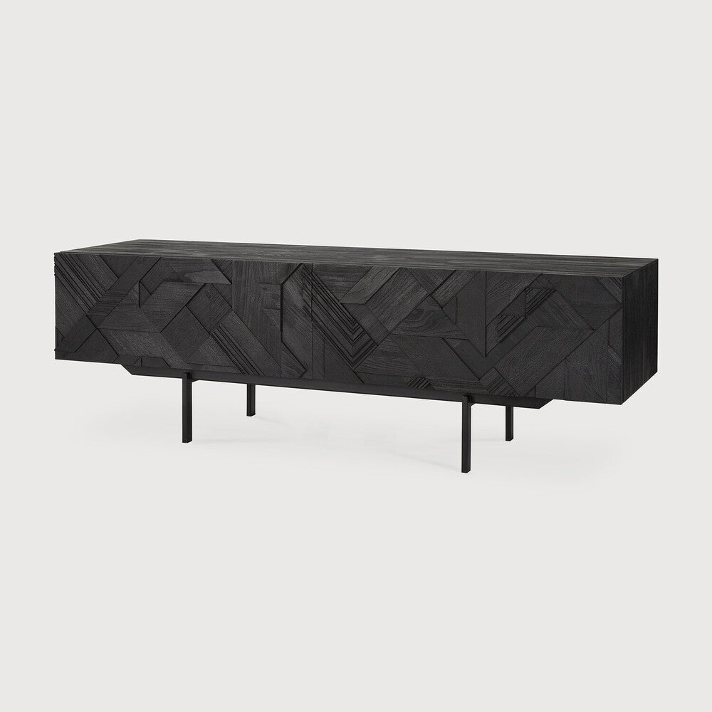 Graphic TV Cupboard – Contemporary Media Console Sage Interiors - Sage InteriorsEthnicraft