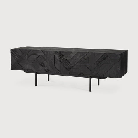 Graphic TV Cupboard – Contemporary Media Console Sage Interiors - Sage InteriorsEthnicraft