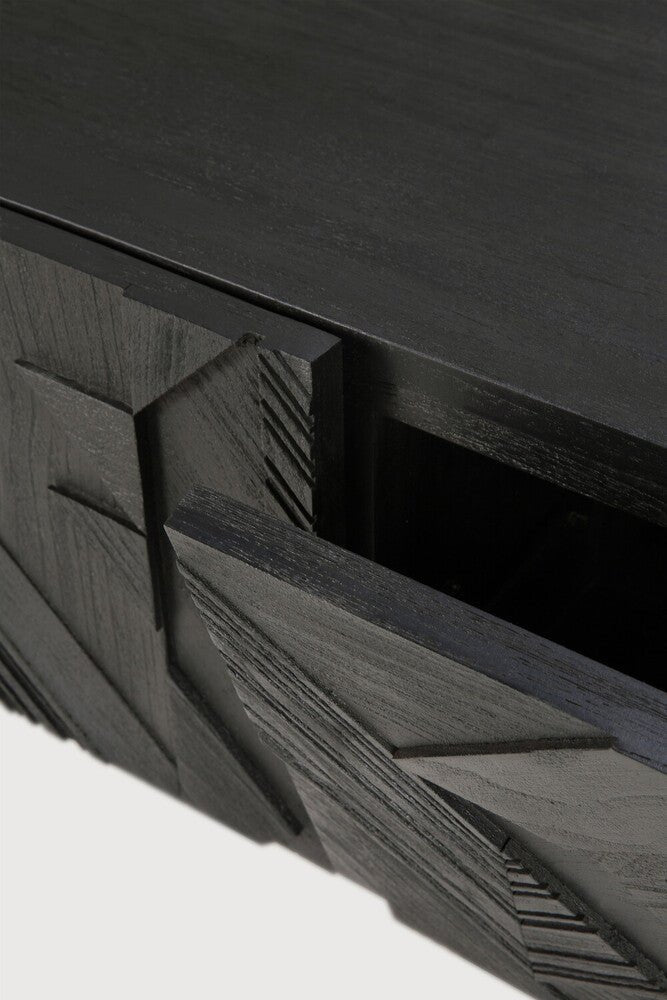 Graphic TV Cupboard – Contemporary Media Console Sage Interiors - Sage InteriorsEthnicraft