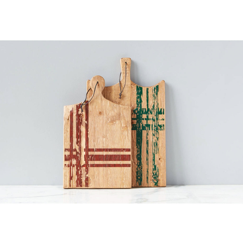 Green Tartan Charcuterie Board - Sage InteriorsETUHomeBoard