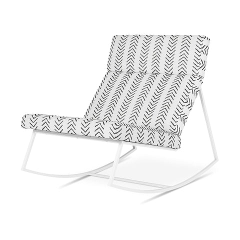 GT Rocker – Modern Steel Rocking Chair with Architectural Cushions - Sage InteriorsSage InteriorsChair