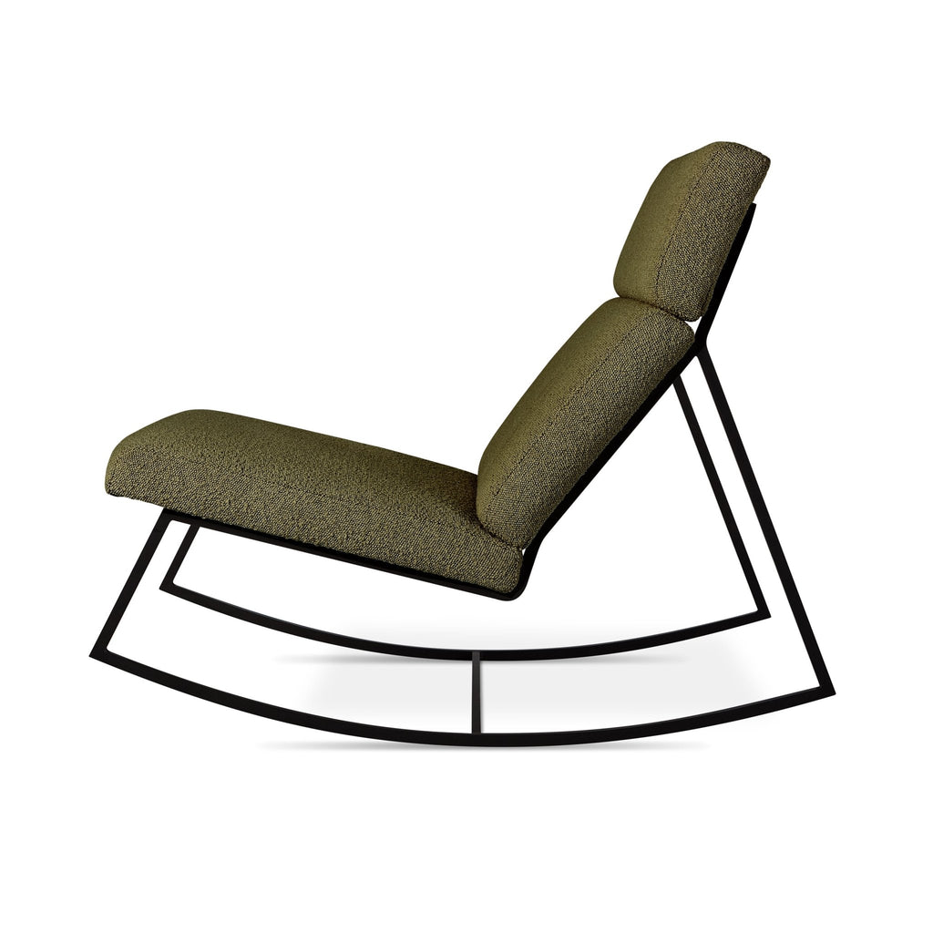 GT Rocker – Modern Steel Rocking Chair with Architectural Cushions - Sage InteriorsSage InteriorsChair