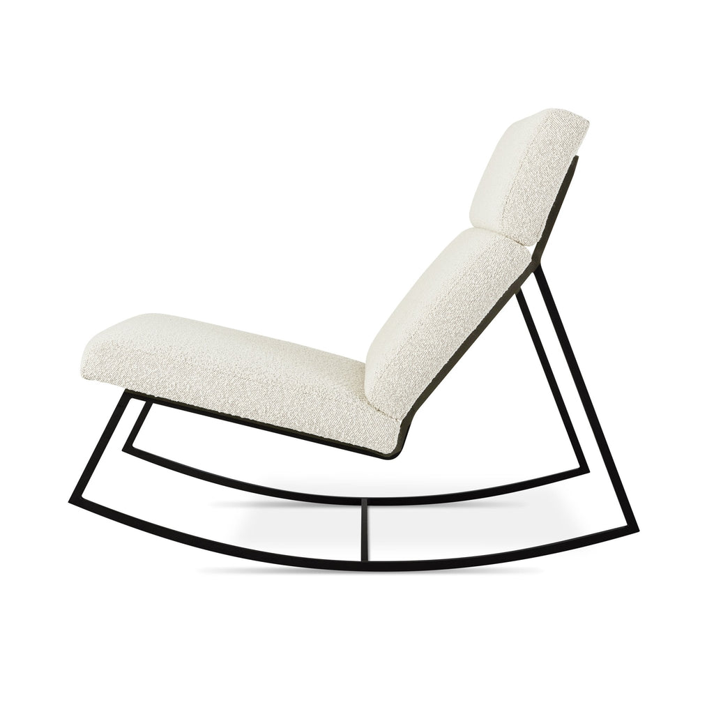 GT Rocker – Modern Steel Rocking Chair with Architectural Cushions - Sage InteriorsSage InteriorsChair