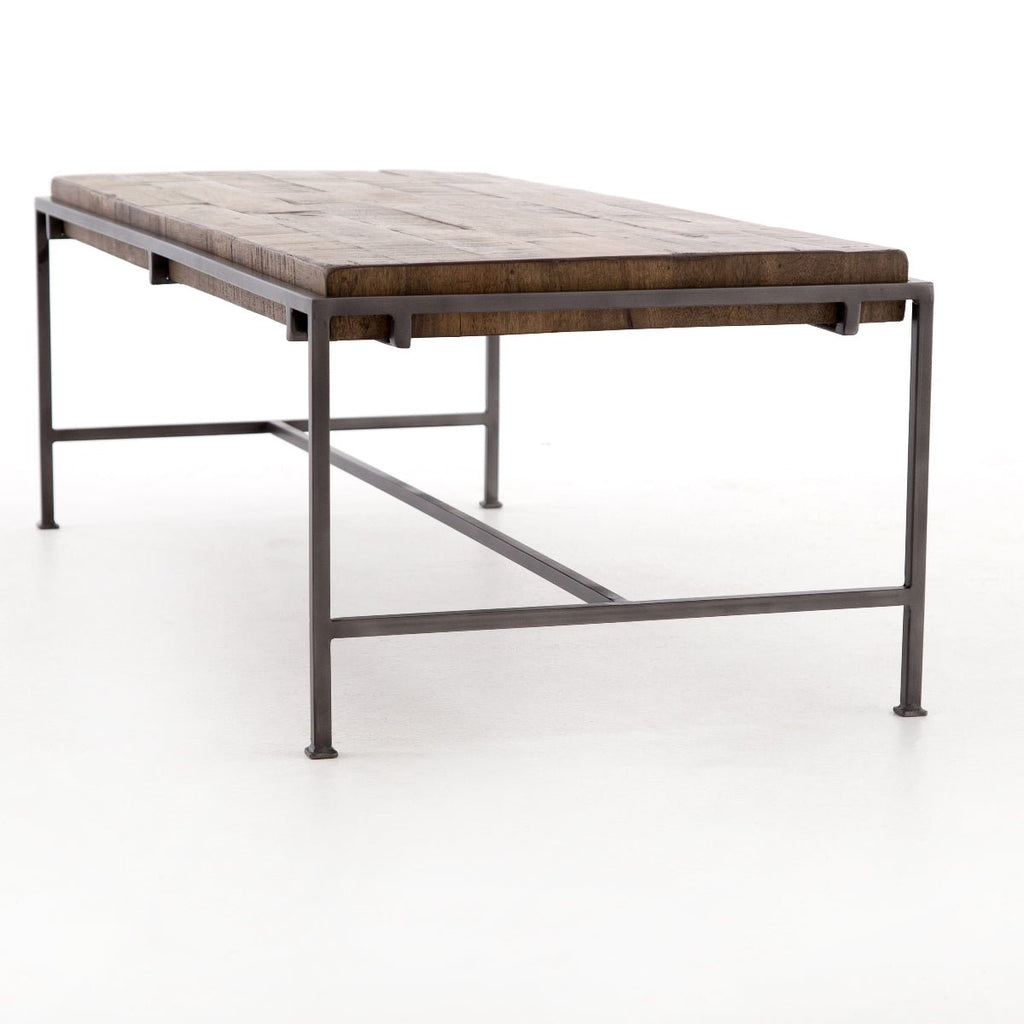 Gunmetal Meets Mango Coffee Table - Sage InteriorsFH