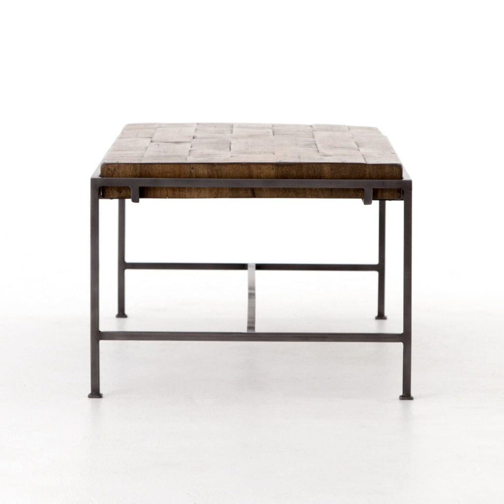 Gunmetal Meets Mango Coffee Table - Sage InteriorsFH