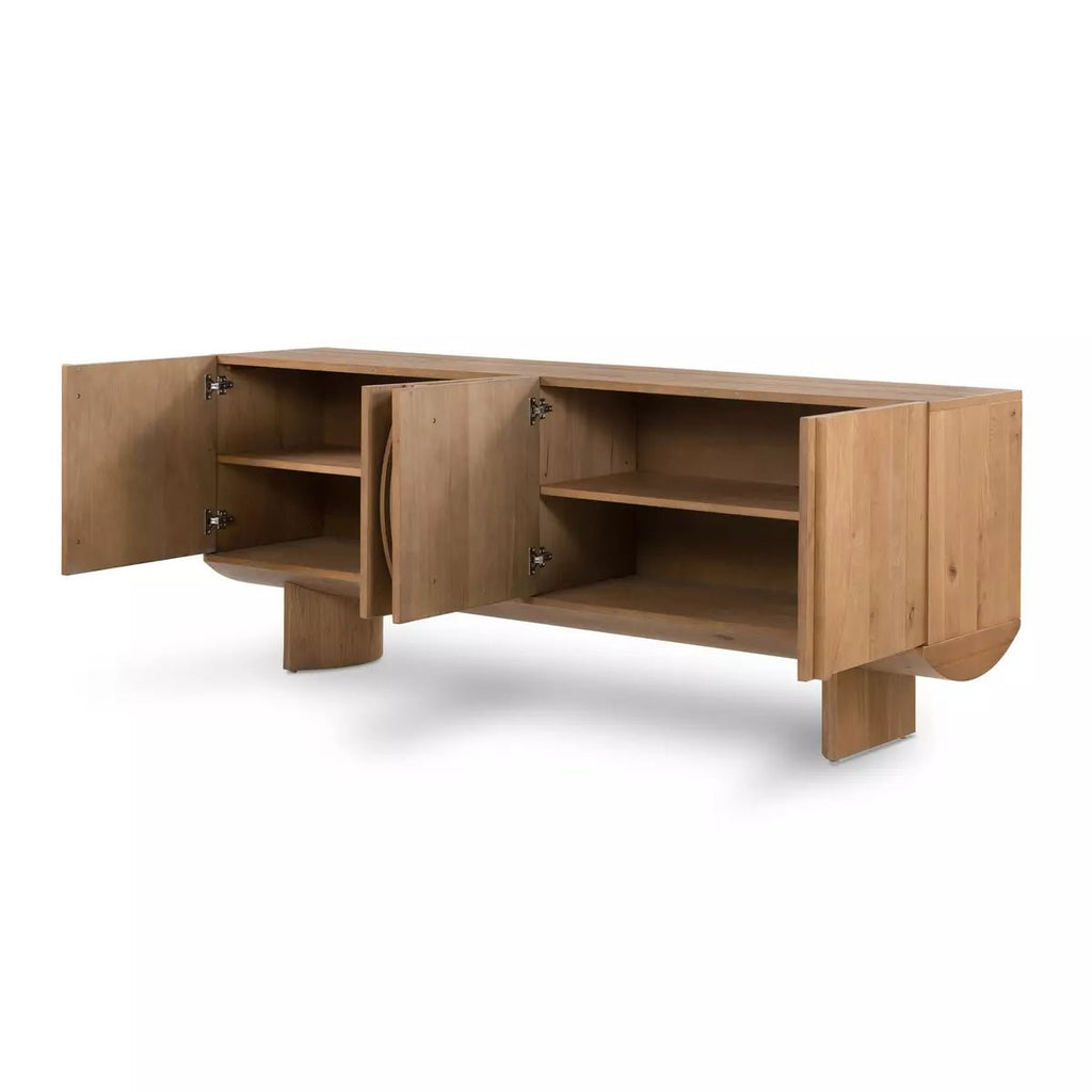 Half - moon Dusted Oak Sideboard - Sage InteriorsFour Handssideboard