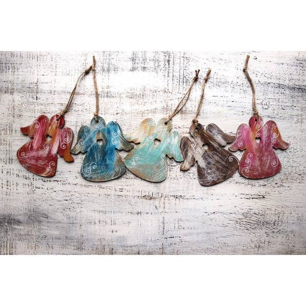Handpainted Wooden Ornaments - Sage InteriorsTREE