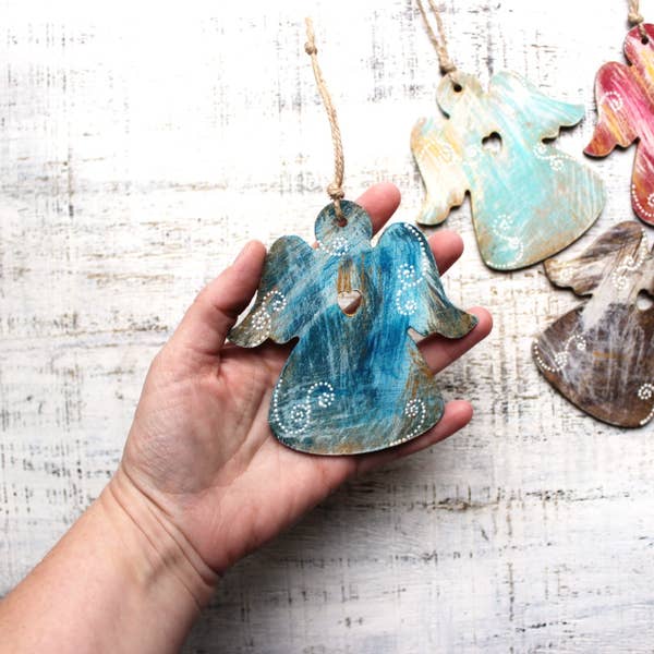 Handpainted Wooden Ornaments - Sage InteriorsTREE