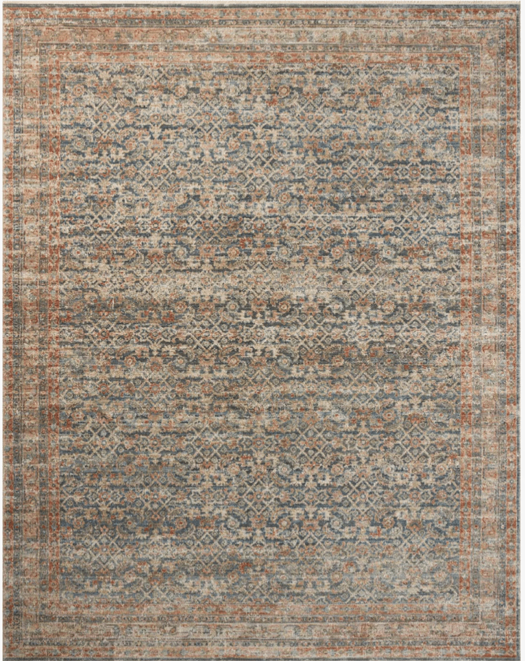 Heritage Blue Rust 10 x 10 Square Rug - Sage InteriorsLoloiRug