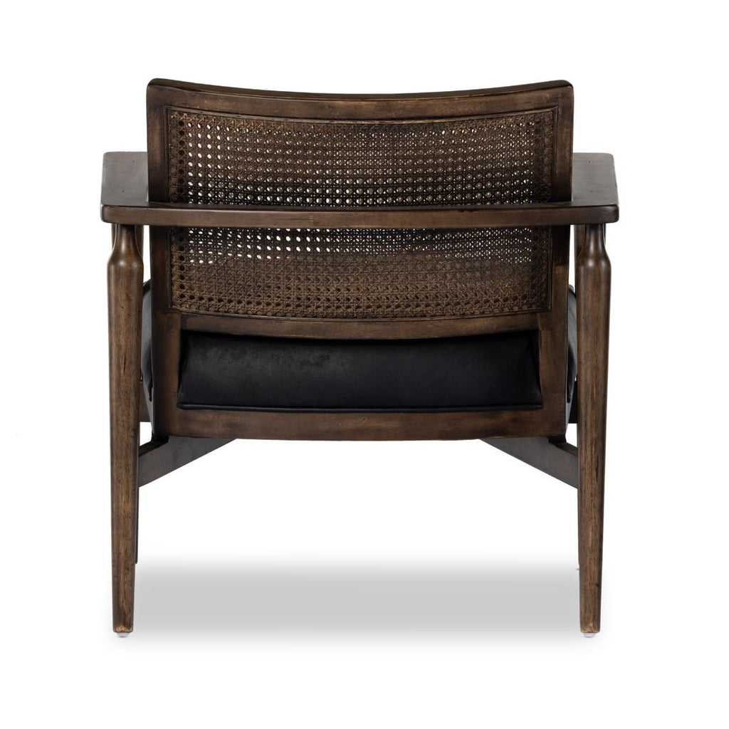 Heritage Cane Accent Chair, Leather - Sage InteriorsFHAccent Chair