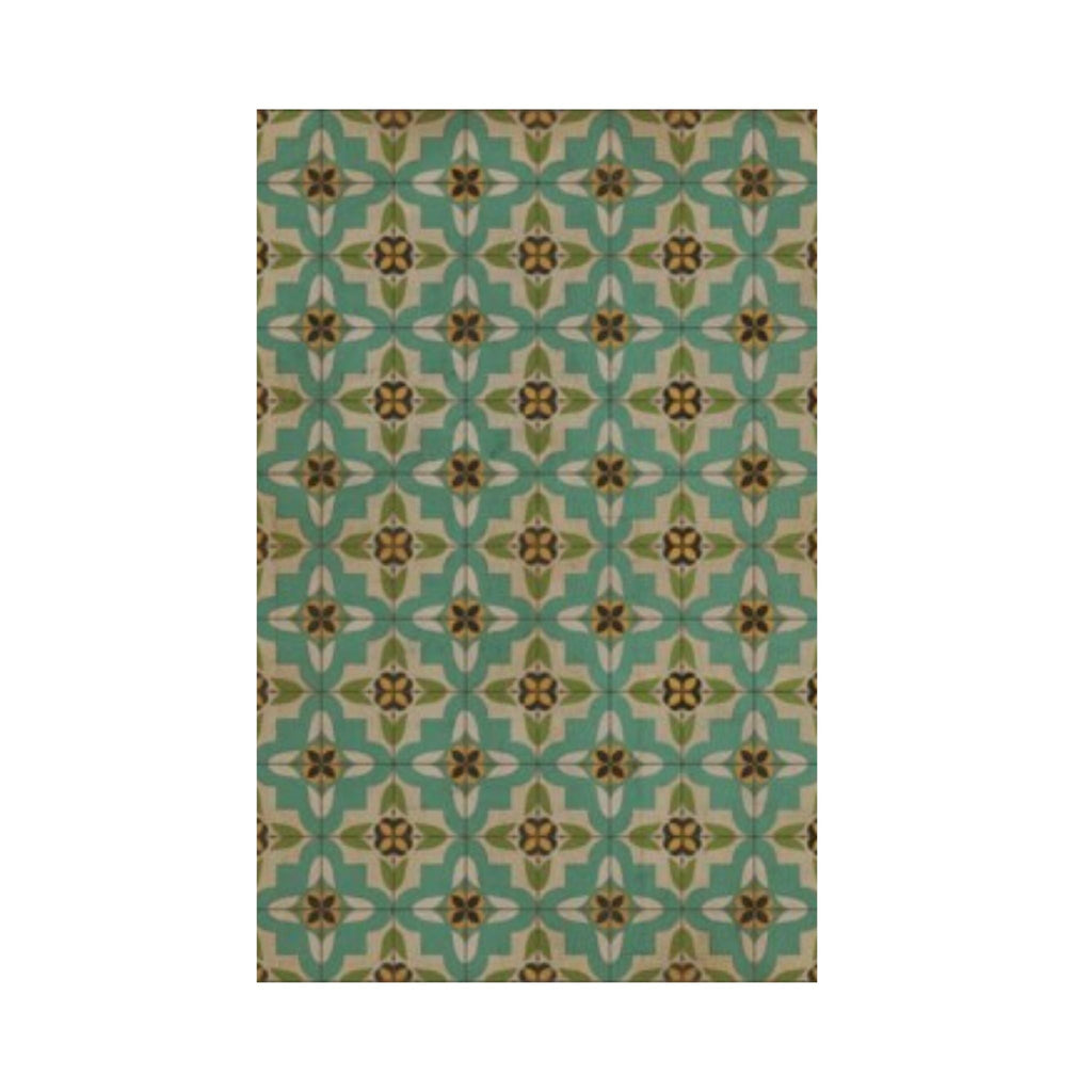 I Am Not A Bumble Bee Vintage Vinyl Floorcloth - Sage InteriorsSpicher and Co