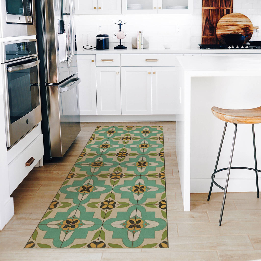 I Am Not A Bumble Bee Vintage Vinyl Floorcloth - Sage InteriorsSpicher and Co