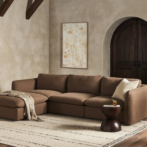 Ingel 3 - Piece Sectional W/ Ottoman - Sage InteriorsFour HandsSofa