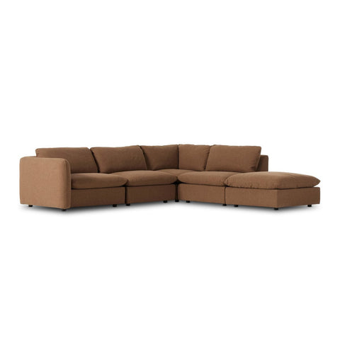 Ingel 4 - Piece Sectional W/ Ottoman Left Arm Facing - Sage InteriorsFour HandsSofa