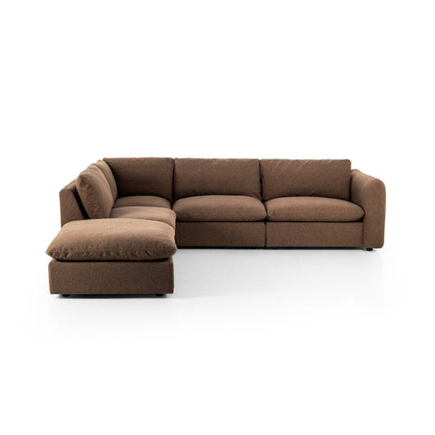 Ingel 4 - Piece Sectional W/ Ottoman Right Arm Facing - Sage InteriorsFour HandsSofa