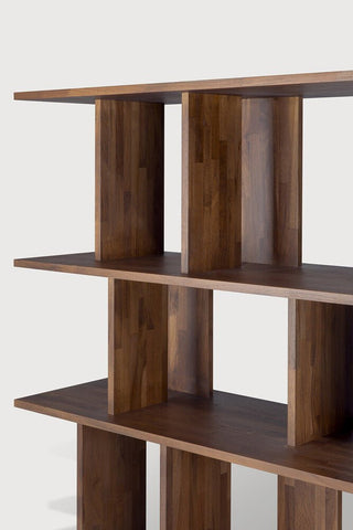 Irregular Rack – Modern Asymmetrical Wooden Shelf Sage Interiors - Sage InteriorsEthnicraft