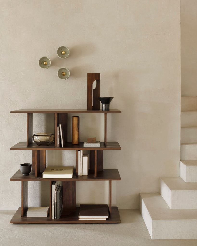 Irregular Rack – Modern Asymmetrical Wooden Shelf Sage Interiors - Sage InteriorsEthnicraft